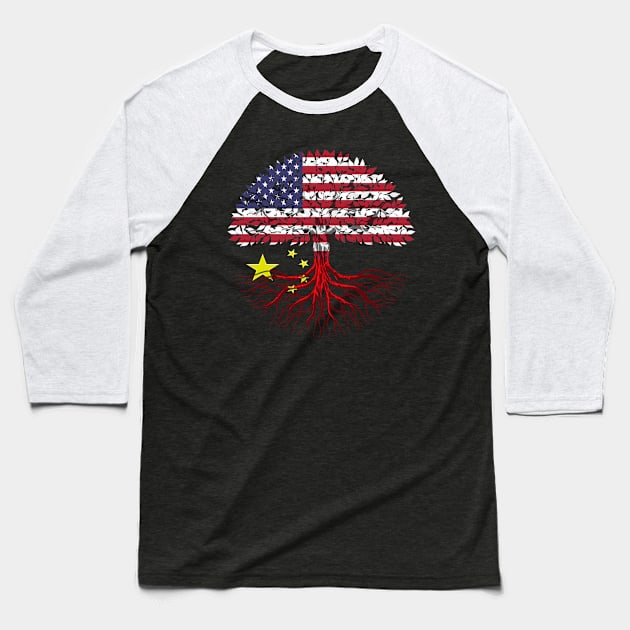 Chinese American citizenship gift Baseball T-Shirt by SerenityByAlex